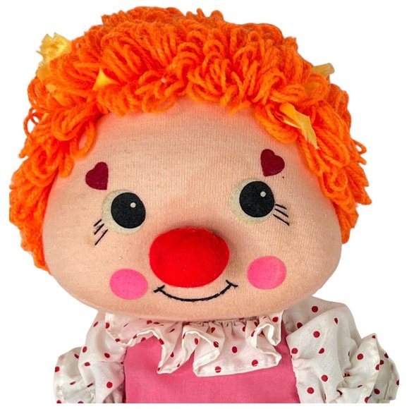 1981 Vintage Dakin Dream Doll Plush Clown Around Doll Orange Yarn Hair 12 IN Toy - Picture 2 of 8